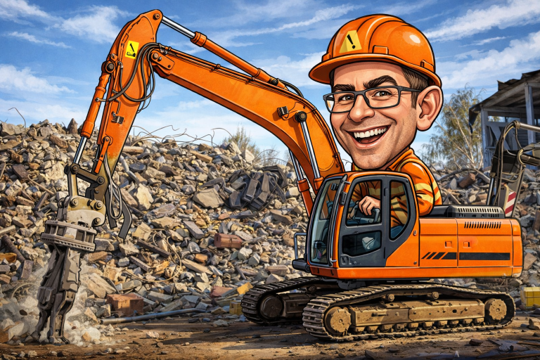 مقاول هدم بالرياض مقابل السكراب